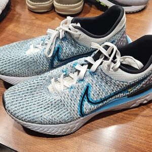 Nike Blue and White Sneakers